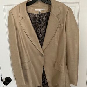 Veronica Beard Beige jacket/blazer size 14
